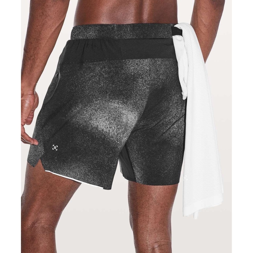 Lululemon Surge Short *6" Updated
Ocean Spray Ice Grey Black S